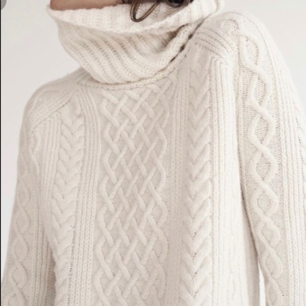 Madewell Chunky Knit Turtleneck Sweater